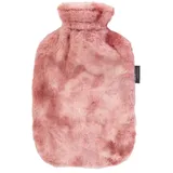 Fashy Wärmflasche mit Bezug Plüschbezug Apricot 2l (67435-35)