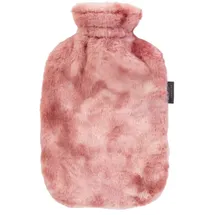 Fashy Wärmflasche mit Bezug Plüschbezug Apricot 2l (67435-35)