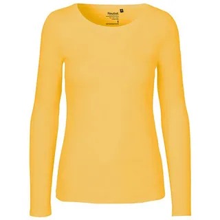 kompatible Ware Neutral - Damen Longsleeve/Yellow, S
