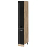Vicco Hochschrank Apothekerschrank 30 x 0 x 0 cm Schwarz