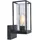 Lutec Außenwandleuchte Aluminium, Glas, Metall, Stahl 31,3 cm E27 schwarz