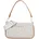 Re Shoulder Bag Kunstleder Beige/Weiß
