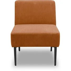 DOMO collection Sessel DOMO COLLECTION Cord 58 x 78 x 83 cm orange