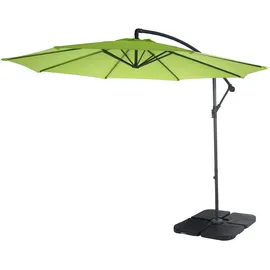 Mendler Acerra Ø 300 cm grün-lemon inkl. Ständer