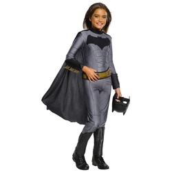 Rubie ́s Kostüm Batman Jumpsuit, Einteiliger Superhelden-Overall für Jungs und Mädchen grau 140