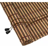 vidaXL Bambusrollo 130 x 160 cm Braun