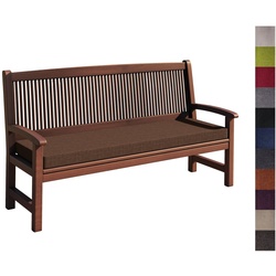 sunnypillow Bankauflage Bankauflage Auflage für Gartenbank 100 – 200 cm, Bankkissen mit abnehmbarem Bezug 150 x 40 x 5cm braun 150 cm x 5 cm x 40 cm