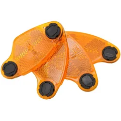 Speichenreflektoren mit Clip - Orange orange No Size