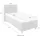 Westfalia Schlafkomfort Boxspringbett 90 x 200 cm H2 Grau