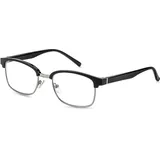 Filtral Blaulichtfilter Lesebrille/Anti-Blaulicht Lesehilfe für Smartphone, Tablet & PC/Schwarz-silber, +2,50 dpt., F4563550 - +2,50 Dioptrie