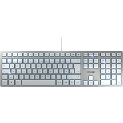 CHERRY KC 6000 SLIM, silber, Ultra flaches Design-Keyboard