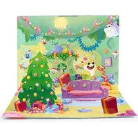 WOWWEE – Baby Shark Adventskalender (Baby Shark Big Show) 24 Überraschungsgeschenke – Offizielle Baby Shark Lizenz – Größe 40 x 30 x 8 cm ...