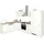 kochstation Winkelküche L-Form 310 cm weiß