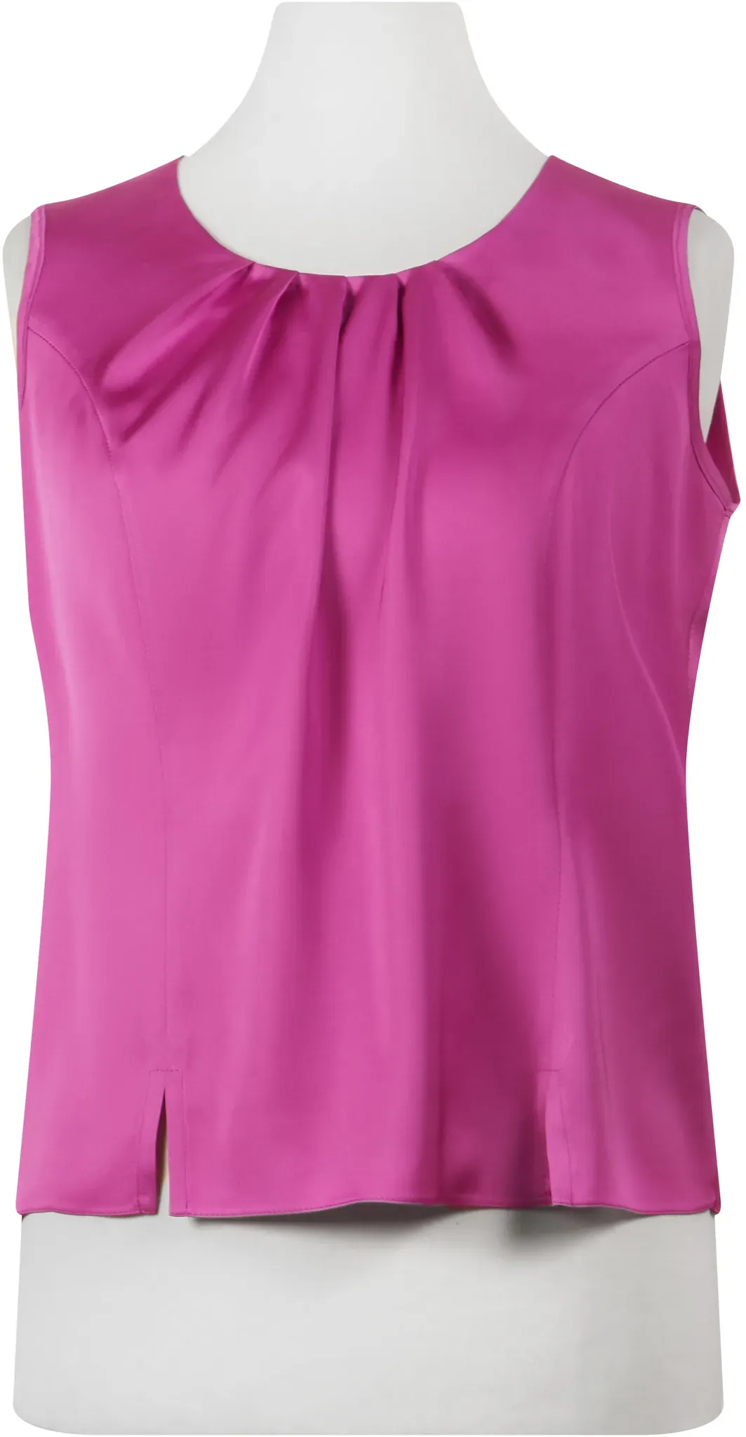 Shirttop, Damen, Gr. 40, rosa (crocus), Obermaterial: 100% Polyester, HERMANN LANGE COLLECTION, regular fit, Rundhals, Tops Shirttop, mit Seitenschlitz