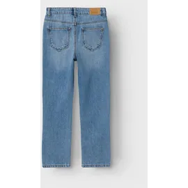 NAME IT Rose Straight Fit 9222 Hochtaillierte Jeans Medium Blue Denim 9 Jahre