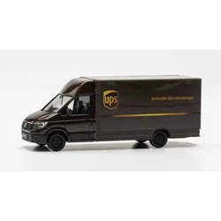 Herpa 097321 Volkswagen (VW) Crafter Paketverteilerfahrzeug"UPS"