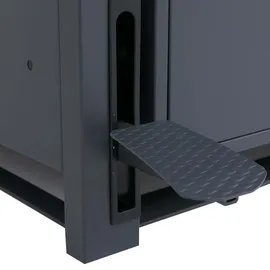 MCW Mülltonnenverkleidung MCW-Q76 116 x 68 x 89 cm grau