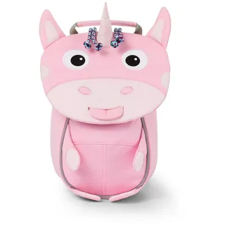 Affenzahn Kleiner Freund Kindergarten-Rucksack für 1-3 Jährige Ergonomisch Reflektierend Ziehzunge mit Namensschild Einhorn