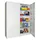 Stier Flügeltürenschrank Zink 1950x1500x500 mm grau