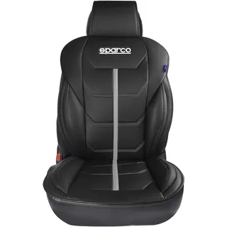 Sparco SPCS414GR - Universal Corso Autositzlehne, schwarz / grau.