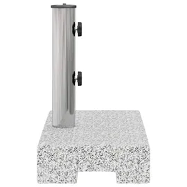 vidaXL Schirmständer Granit 25 kg Grau