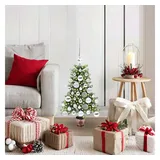 vidaXL Weihnachtsbaum mit Beleuchtung 150 LEDs Grün 65 cm
