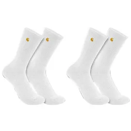 CARHARTT Midweight Crew Socken 2er Pack Weiß L