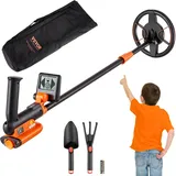 Vevor Metalldetektor Kit für Kinder mit 2 Modi wasserdichte 15,2cm Spule