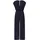 Zero Overall "Damen Wickeloptik weites Bein", Damen, Gr. 34, Normalgrößen, patch cream, dunkelblau, Jersey, Obermaterial: 45% Polyester, 50% Polyester, 5% Elasthan. Füllung: .