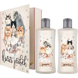 Bohemia Gifts & Cosmetics Book Cat's Tale Geschenkset