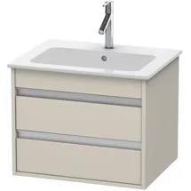 Duravit Waschtischunterschrank 2 Auszüge 60 x 48 x 47,5 cm Taupe Matt