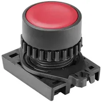 TRU Components TC-10344008 S2PR-P1R Drucktaster rund Rot