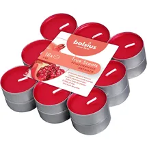 Bolsius Duftteelichter Granatapfel 1,15 cm rot