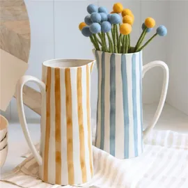 Bloomingville Begonia Krug, Grün, Steingut