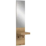 xonox.home Garderobenpaneel Naro 35 x 160 x 37 cm Eiche