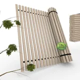 TUGA - Holztech Rollrost Buche Lattenrost 90 x 190 cm 28 Leisten, 22mm bis 650kg unbehandeltes Buchenholz unserer Wälder