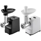 ACROSSPART 1000W 220V Elektrische Fleischwolf Wursthersteller Fleischwolf Edelstahl mit Wurstfüller Hackfleisch Maschine Wurstfüller Elektrisch mit 3 Schneidscheiben (Schwarz)