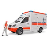 Bruder 02536 - MB Sprinter Ambulanz mit Sanitäter 1:16