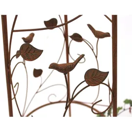 DanDiBo Ambiente Rankhilfe Pyramide 24 x 118 x 24 cm Braun