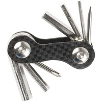 M-Wave Mini-Faltwerkzeug-Set, schwarz