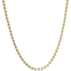 Firetti Edelstahlkette »Schmuck Geschenk Armband Kette Fußkette Bauchkette Herzen«, in verschiedenen Längen erhältlich Firetti gelbgoldfarben 65