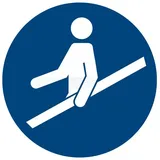 nvent hoffman Gebotszeichen Handlauf benutzen Typ 04200
