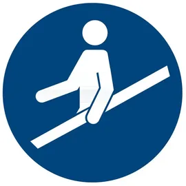 nvent hoffman Gebotszeichen Handlauf benutzen Typ 04200