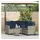 vidaXL Gartensofa in L-Form Loungesofa grau