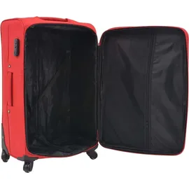 vidaXL Koffer-Set 3-tlg. rot