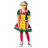 Kostümplanet Clown-Kostüm Kinder Mädchen Kinderkostüm Claun (164)