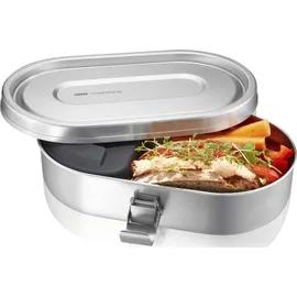 GEFU Lunchbox 'Companion', Lunchbox, Schwarz, silber
