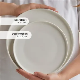 KARACA Stream Bone Felix XL Tafelservice 18-tlg. weiß
