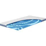 Hn8 Schlafsysteme Hn8 Gelschaum-Topper Surf 100 80 x 200 cm Weiß