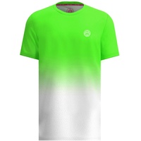 BIDI BADU Crew Tennisshirt Herren NGNWH - neon green, white L